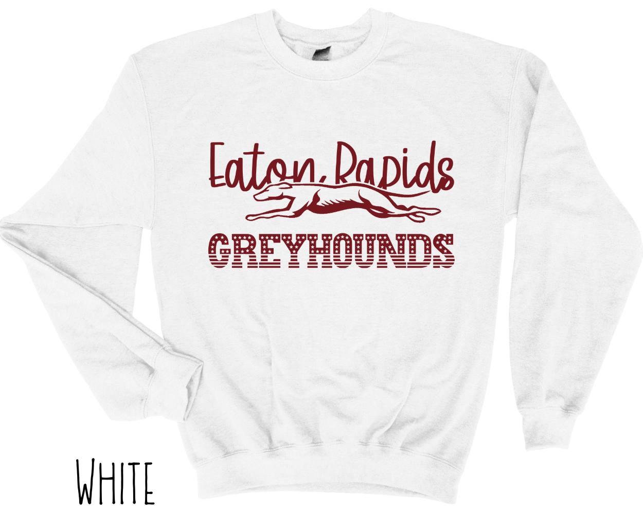 Eaton Rapids Greyhounds -Adult crewneck - Style 2