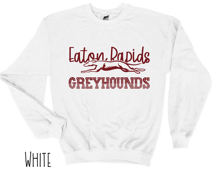 Eaton Rapids Greyhounds -Adult crewneck - Style 2