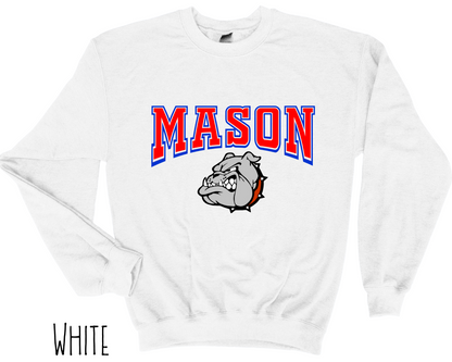 Mason Bulldogs - Adult Crewneck - Style 6