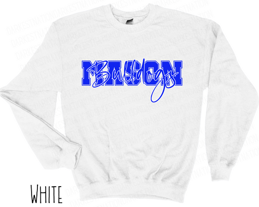 Mason Bulldogs - Adult Crewneck - Style 4