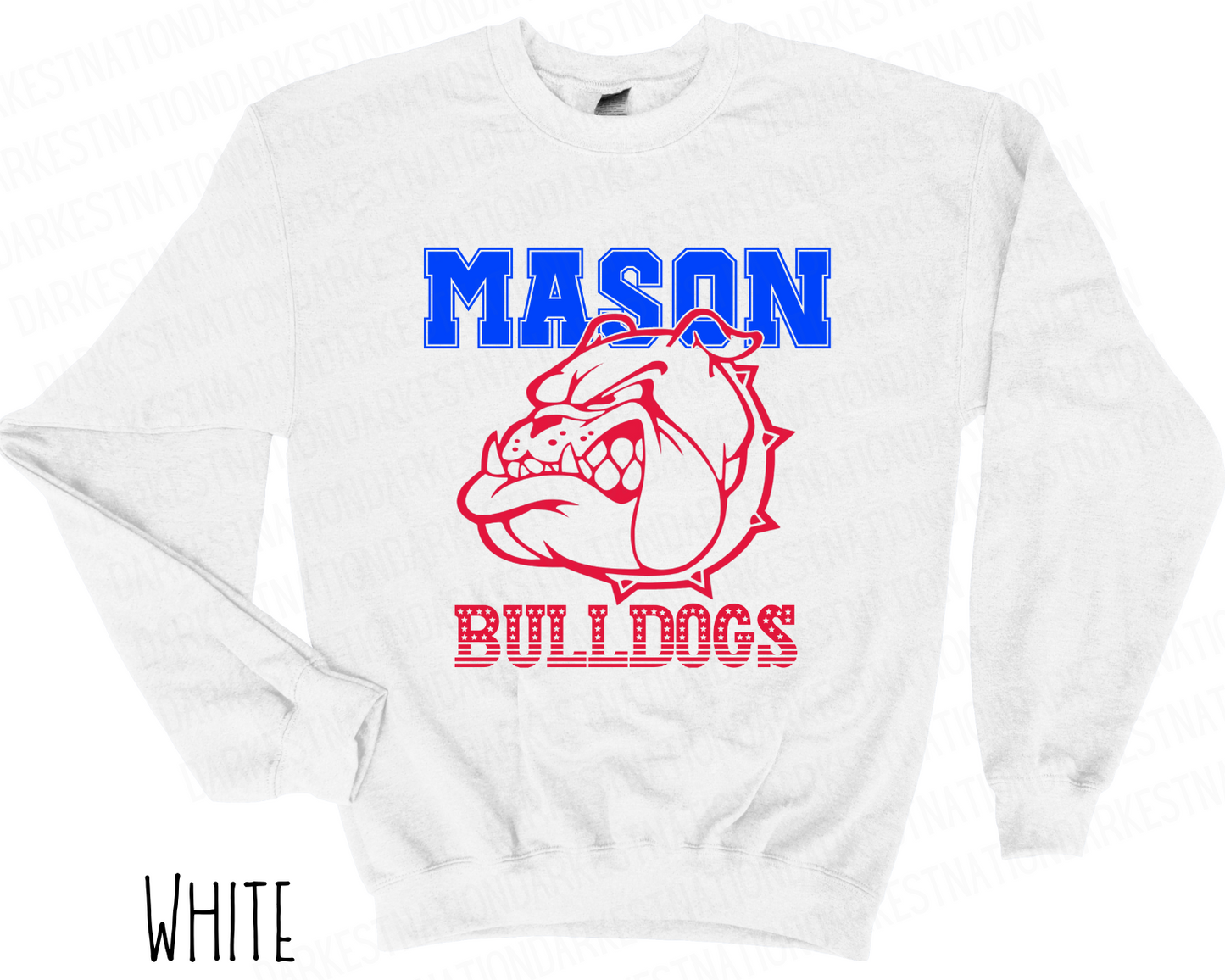 Mason Bulldogs - Adult Crewneck - Style 3