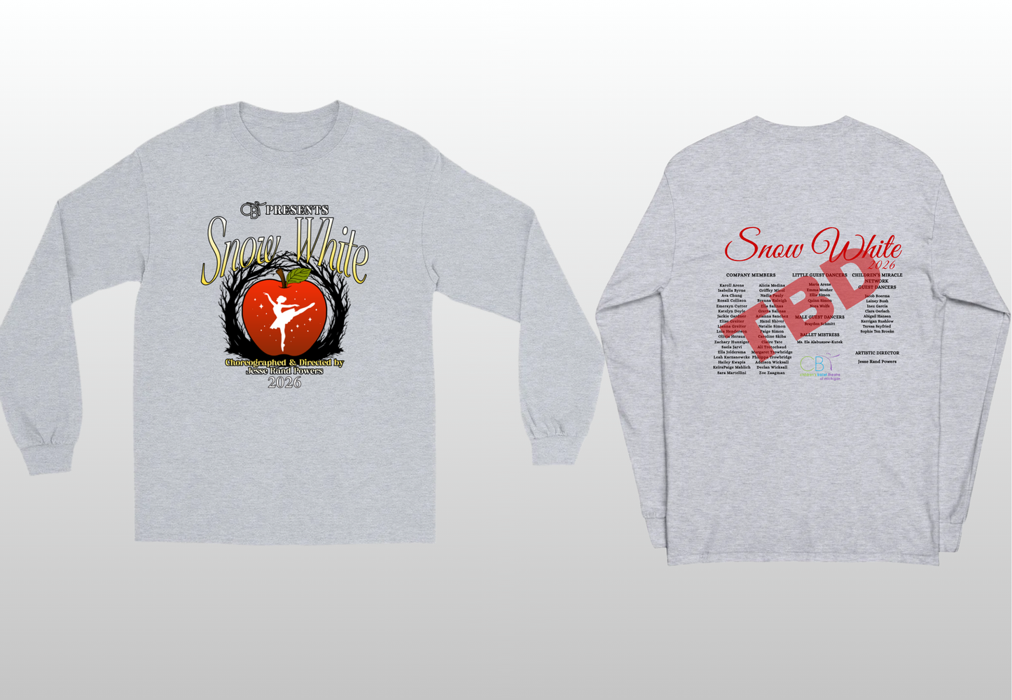 Long Sleeve T-shirt -Snow White