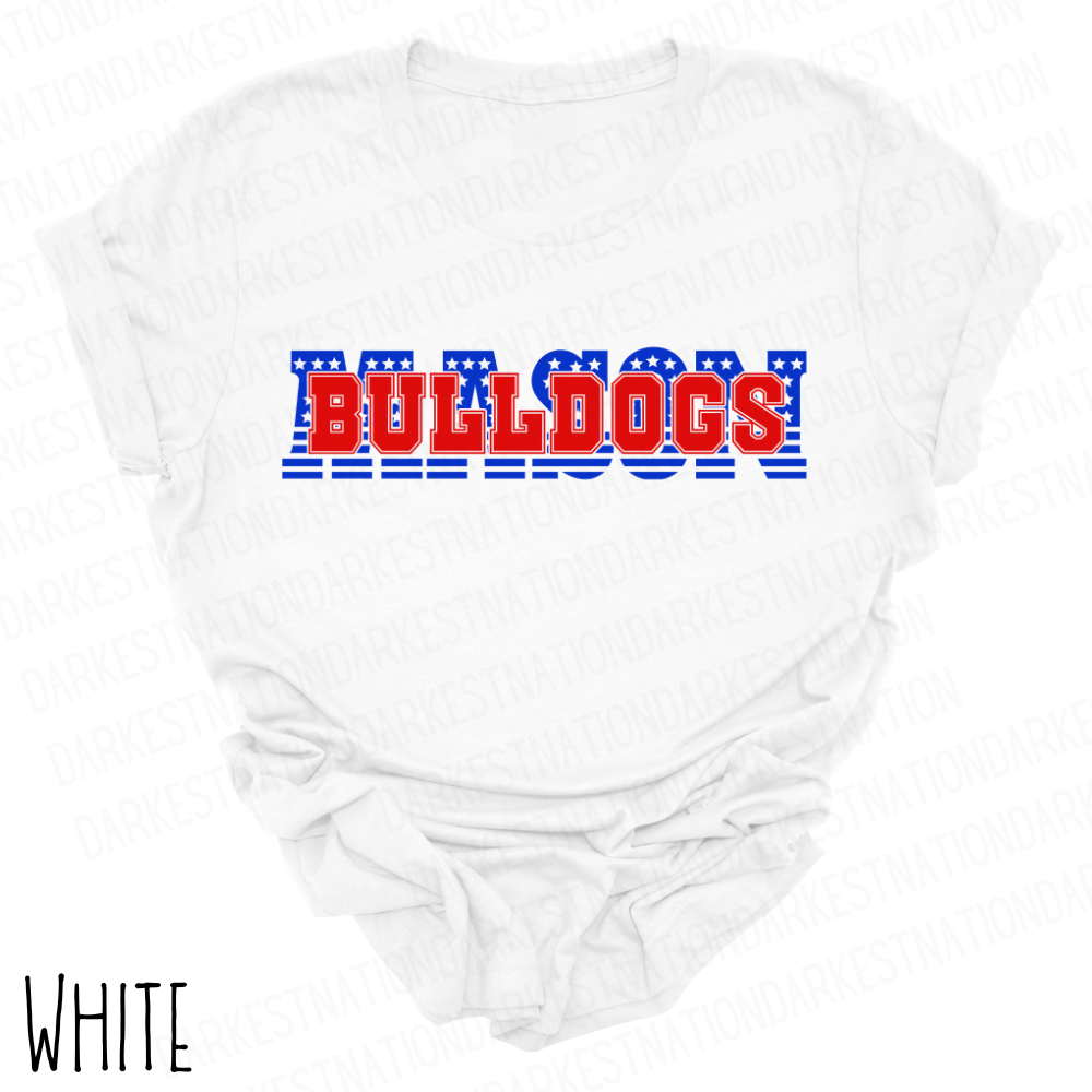 Mason Bulldogs - Adult T-shirt - Style 2