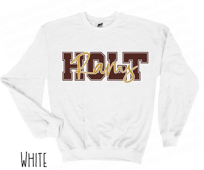 Holt Rams -Adult Crewneck - Style 3