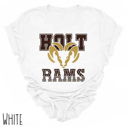 Holt Rams -Adult T-shirt - Style 1