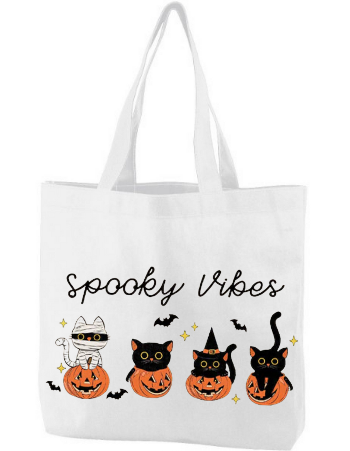 Spooky Pets Tote bags