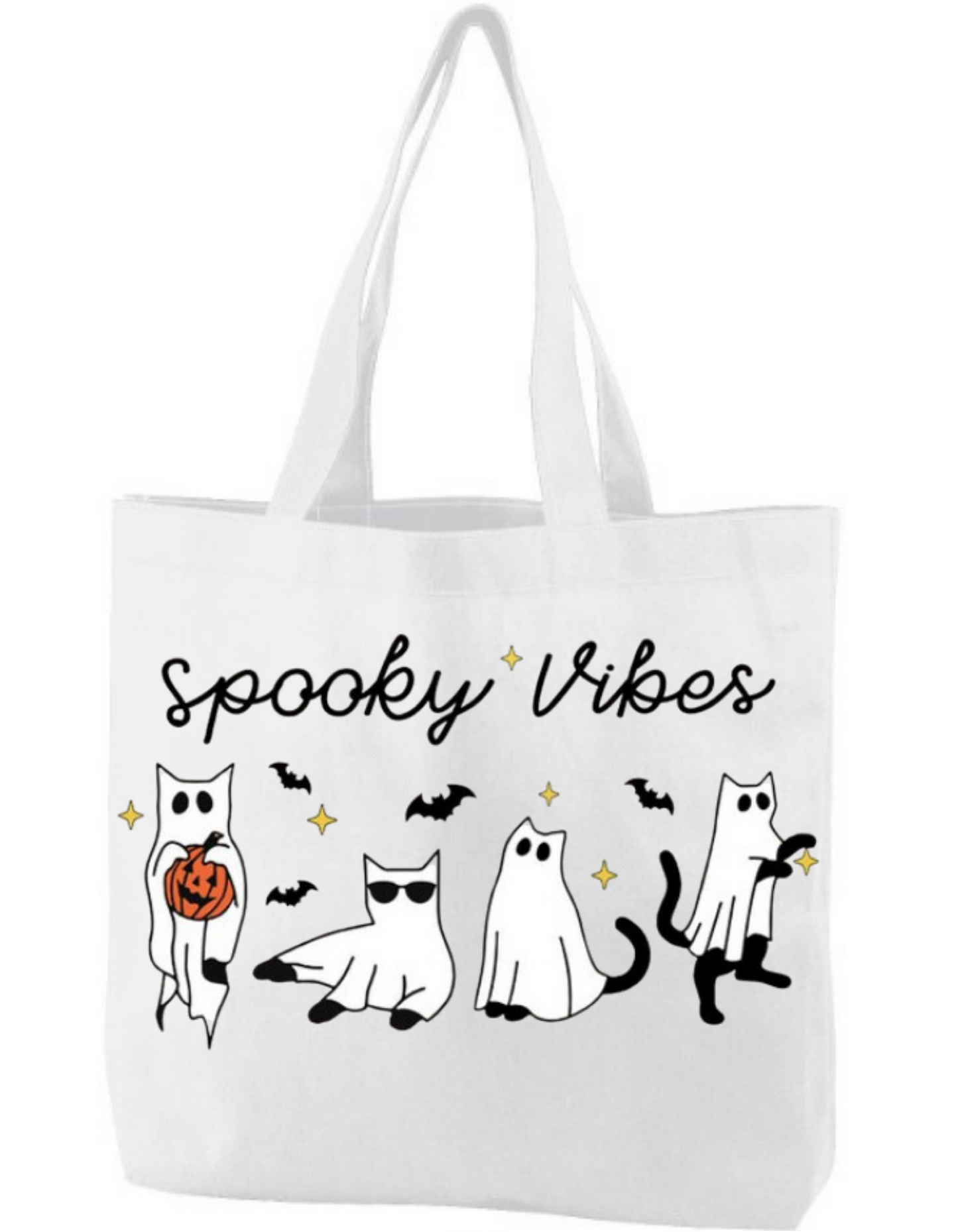 Spooky Pets Tote bags