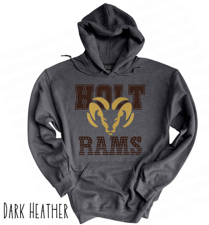 Holt Rams - Adult Hoodie - Style 1