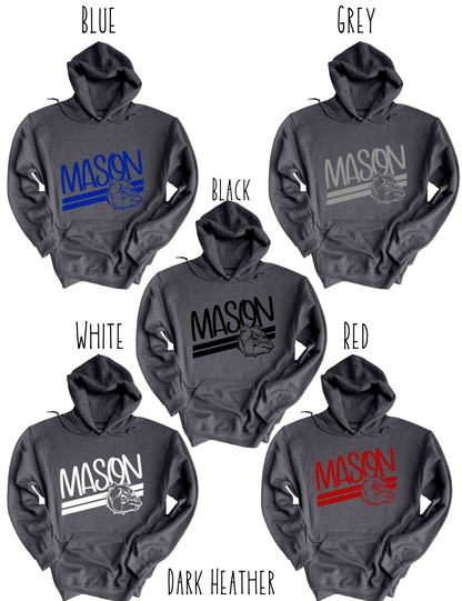 Mason Bulldogs - Adult Hoodie - Style 5