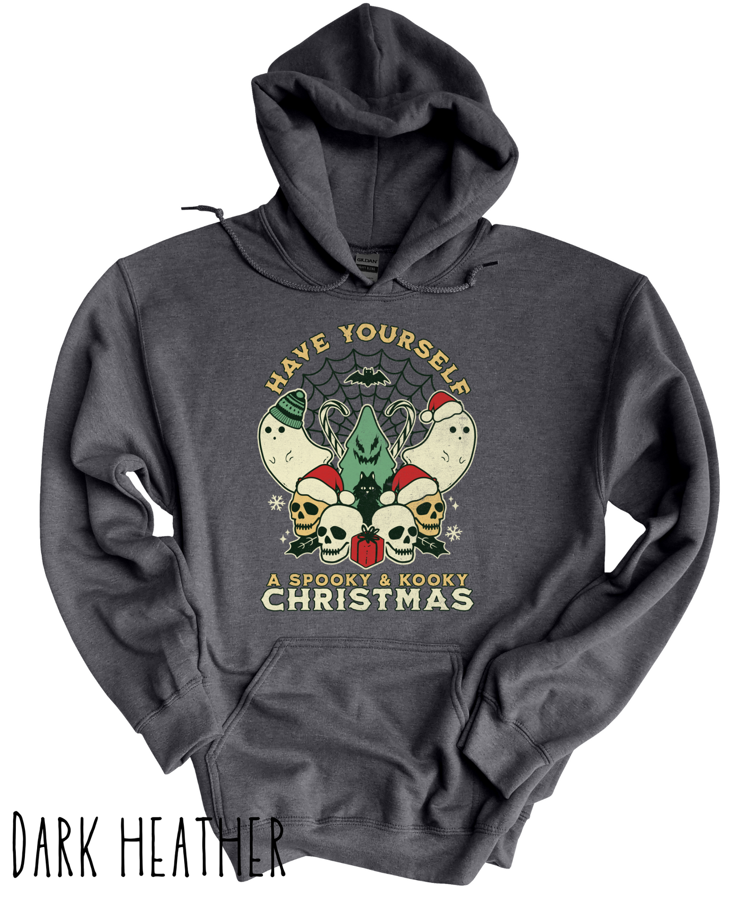 Have yourself a Spooky and Kooky Christmas Adult Hoodie