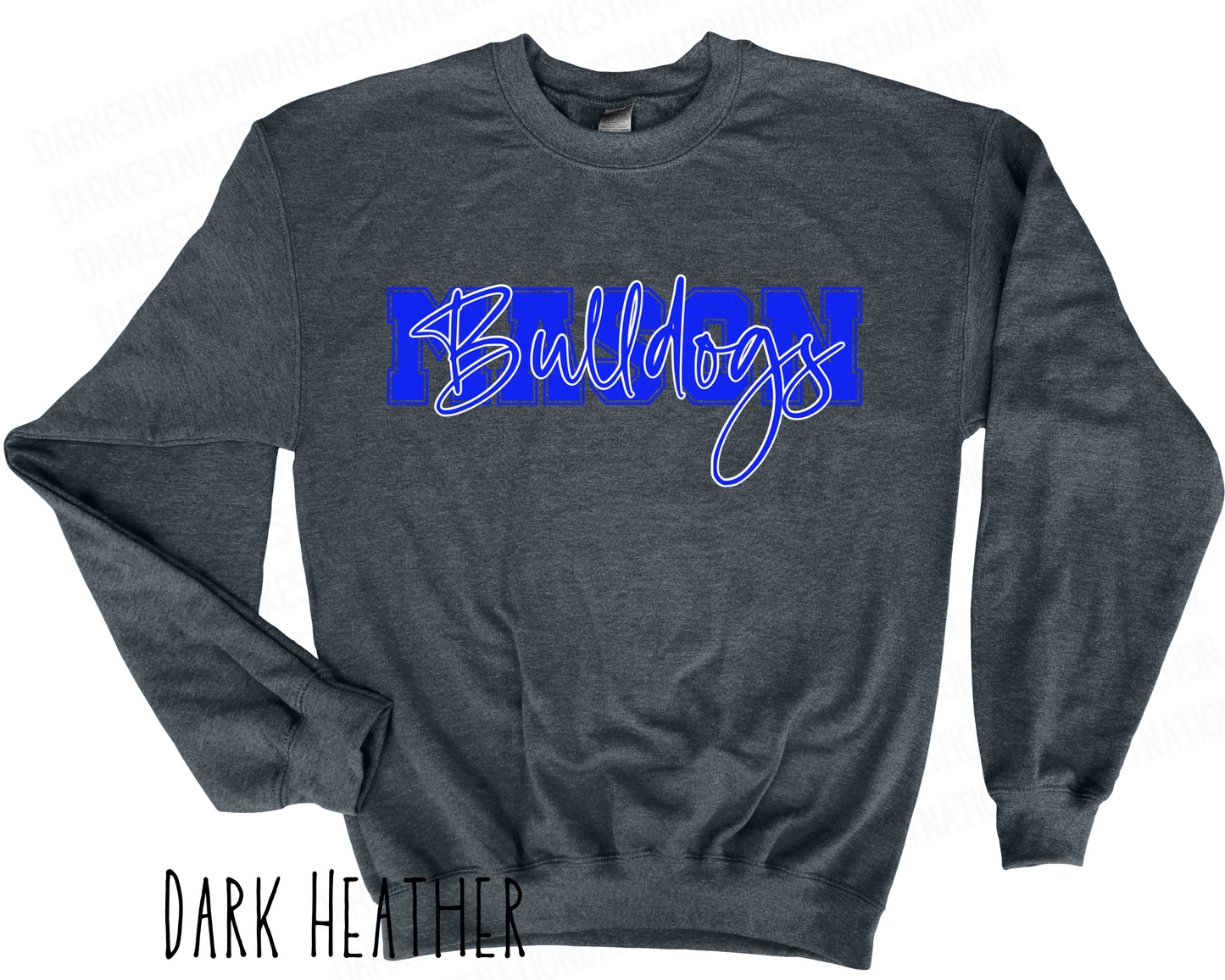 Mason Bulldogs - Adult Crewneck - Style 4