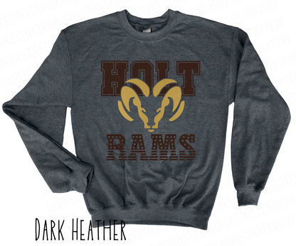 Holt Rams -Adult Crewneck - Style 1