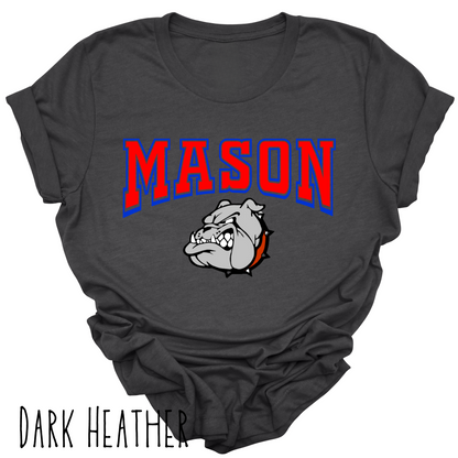 Mason Bulldogs -Adult T-shirt - Style 6