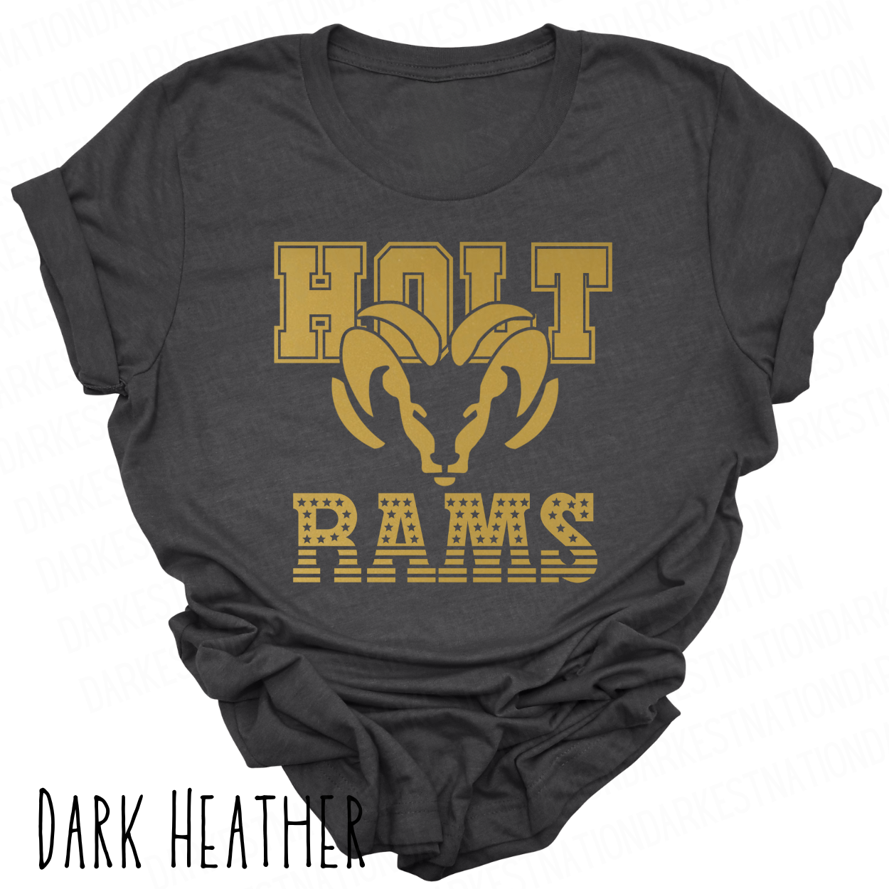 Holt Rams -Adult T-shirt - Style 2