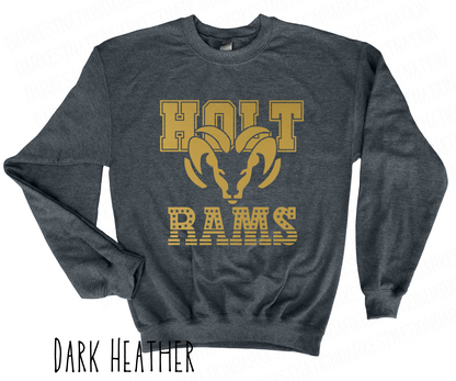 Holt Rams -Adult Crewneck - Style 2