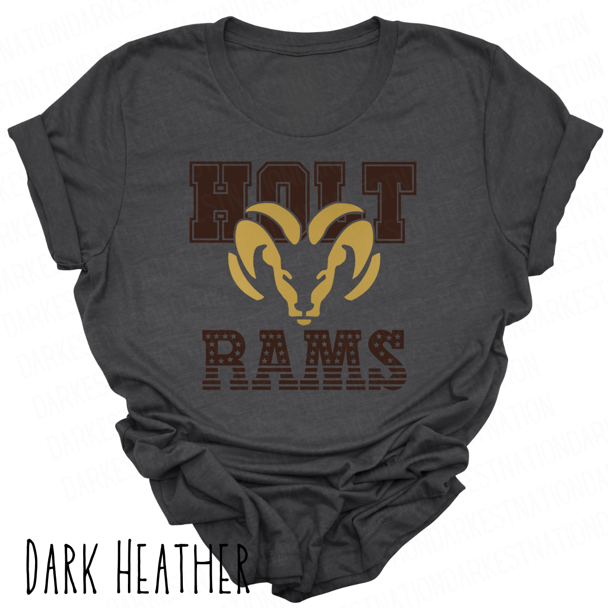 Holt Rams -Adult T-shirt - Style 1