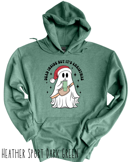 Dead Inside but its Christmas - Adult Hoodie