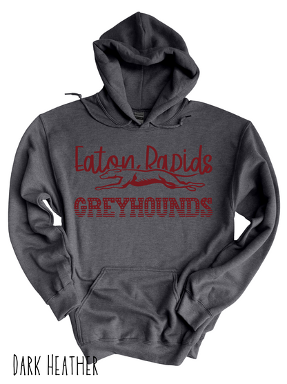 Eaton Rapids Greyhounds -Adult Hoodie - Style 2