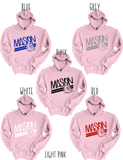 Mason Bulldogs - Adult Hoodie - Style 5