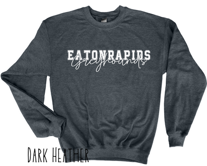 Eaton Rapids Greyhounds -Adult crewneck - Style 3