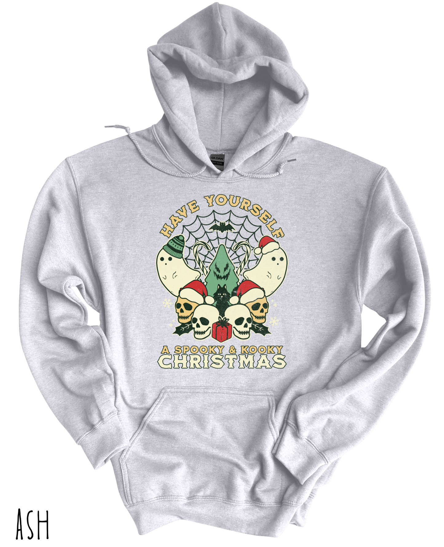 Have yourself a Spooky and Kooky Christmas Adult Hoodie