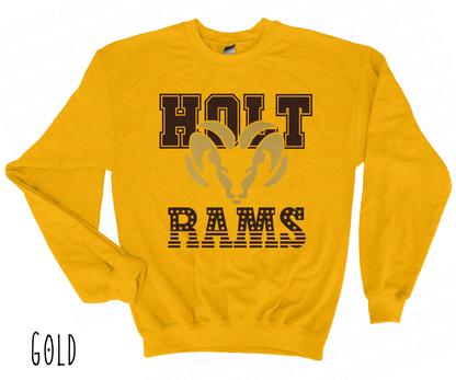 Holt Rams -Adult Crewneck - Style 1