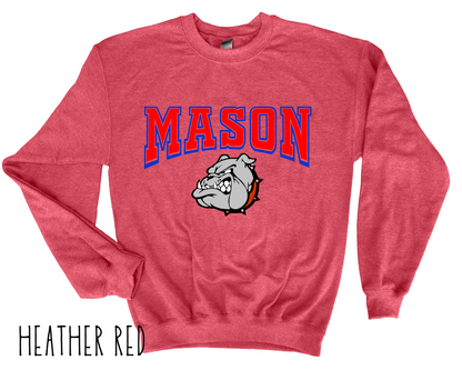 Mason Bulldogs - Adult Crewneck - Style 6