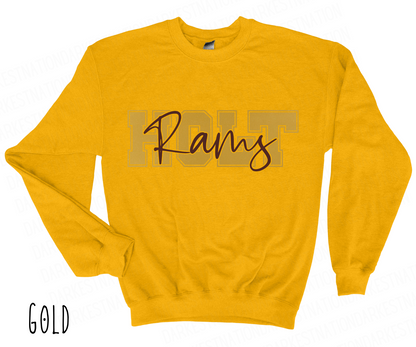 Holt Rams -Adult Crewneck - Style 4