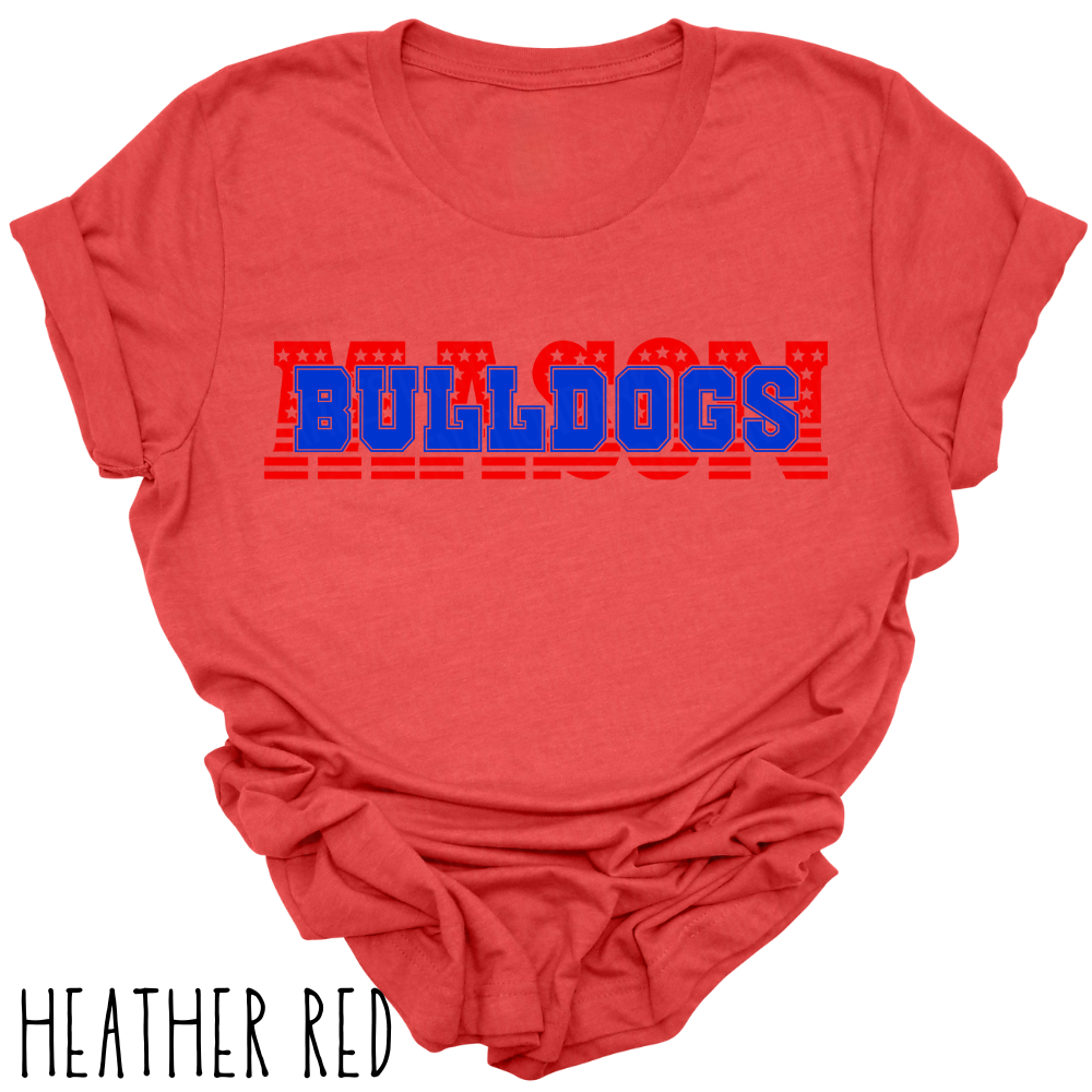 Mason Bulldogs -Adult T-shirt - Style 1