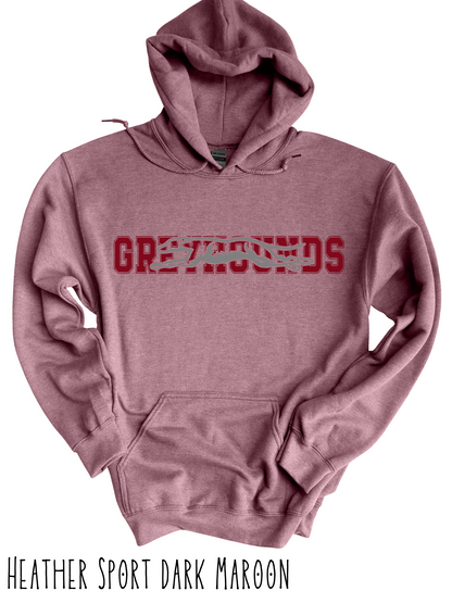 Eaton Rapids Greyhounds -Adult Hoodie - Style 4