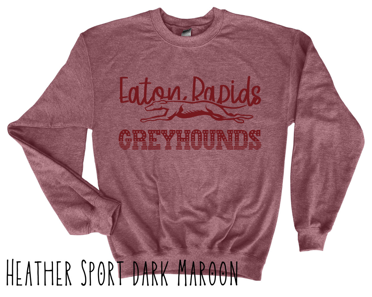 Eaton Rapids Greyhounds -Adult crewneck - Style 2