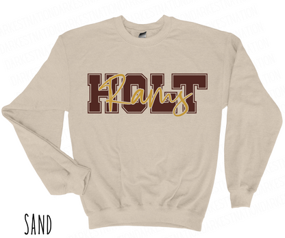 Holt Rams -Adult Crewneck - Style 3