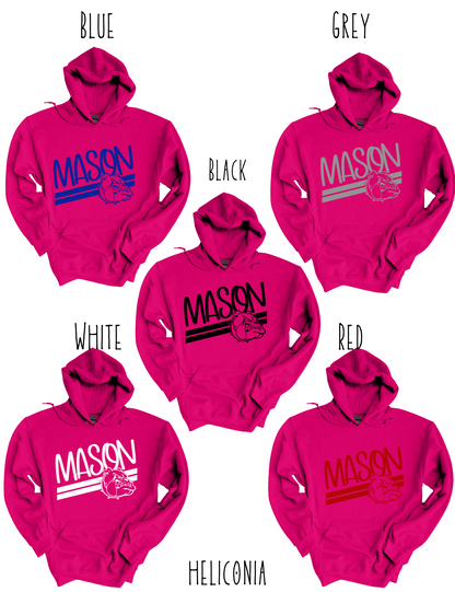 Mason Bulldogs - Adult Hoodie - Style 5