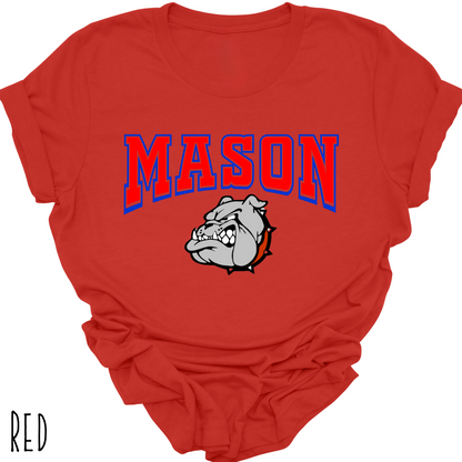 Mason Bulldogs -Adult T-shirt - Style 6