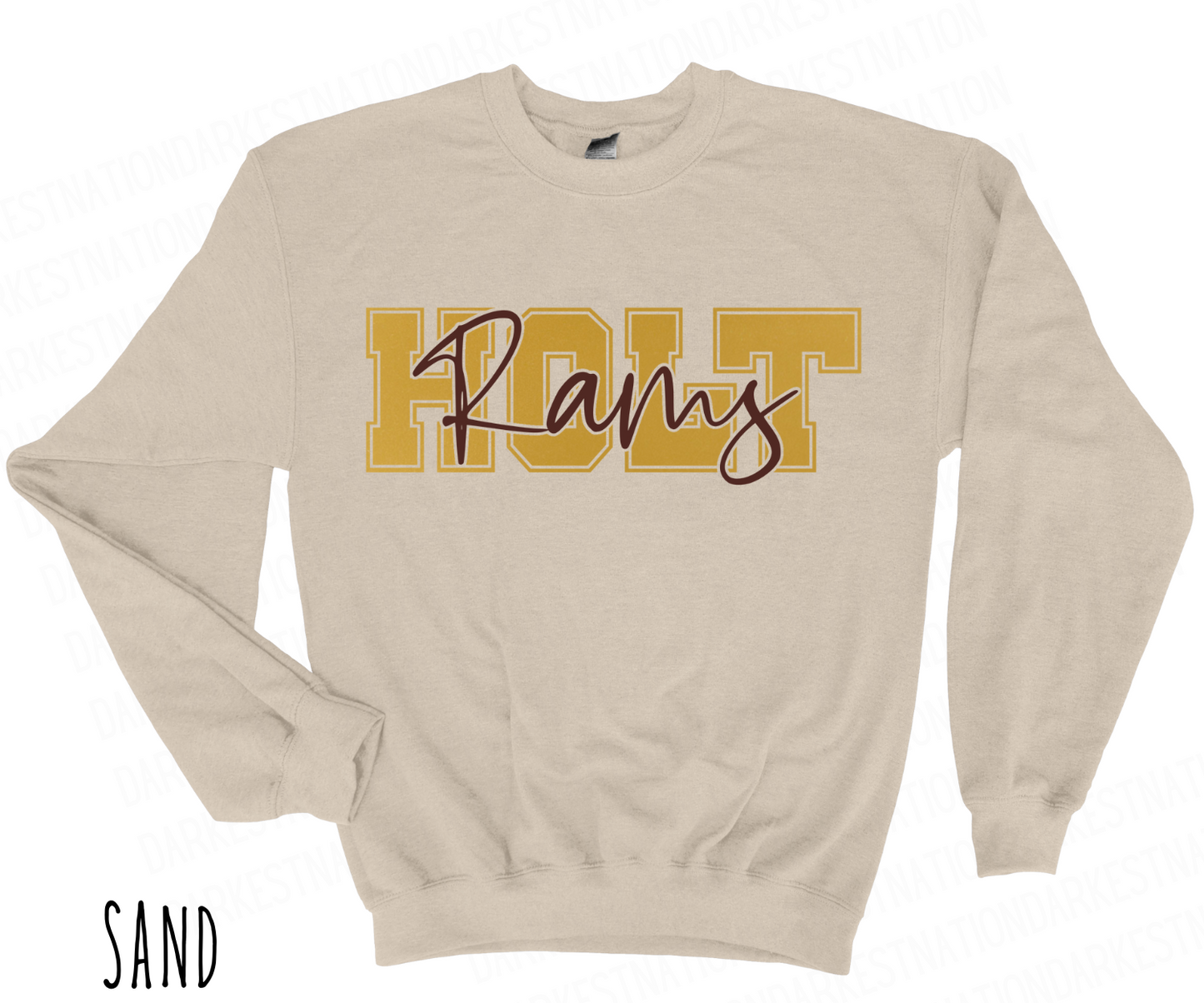 Holt Rams -Adult Crewneck - Style 4