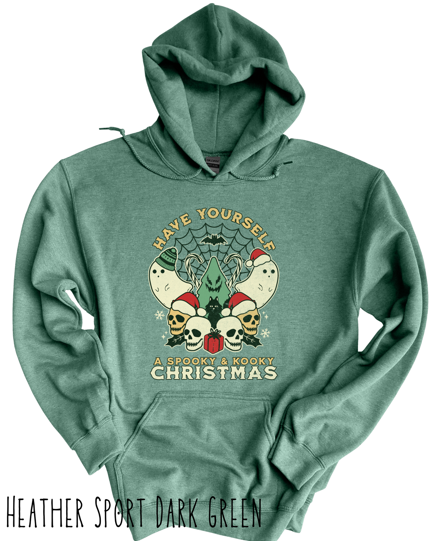 Have yourself a Spooky and Kooky Christmas Adult Hoodie