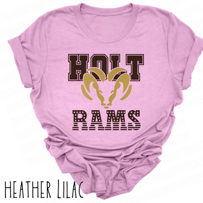 Holt Rams -Adult T-shirt - Style 1