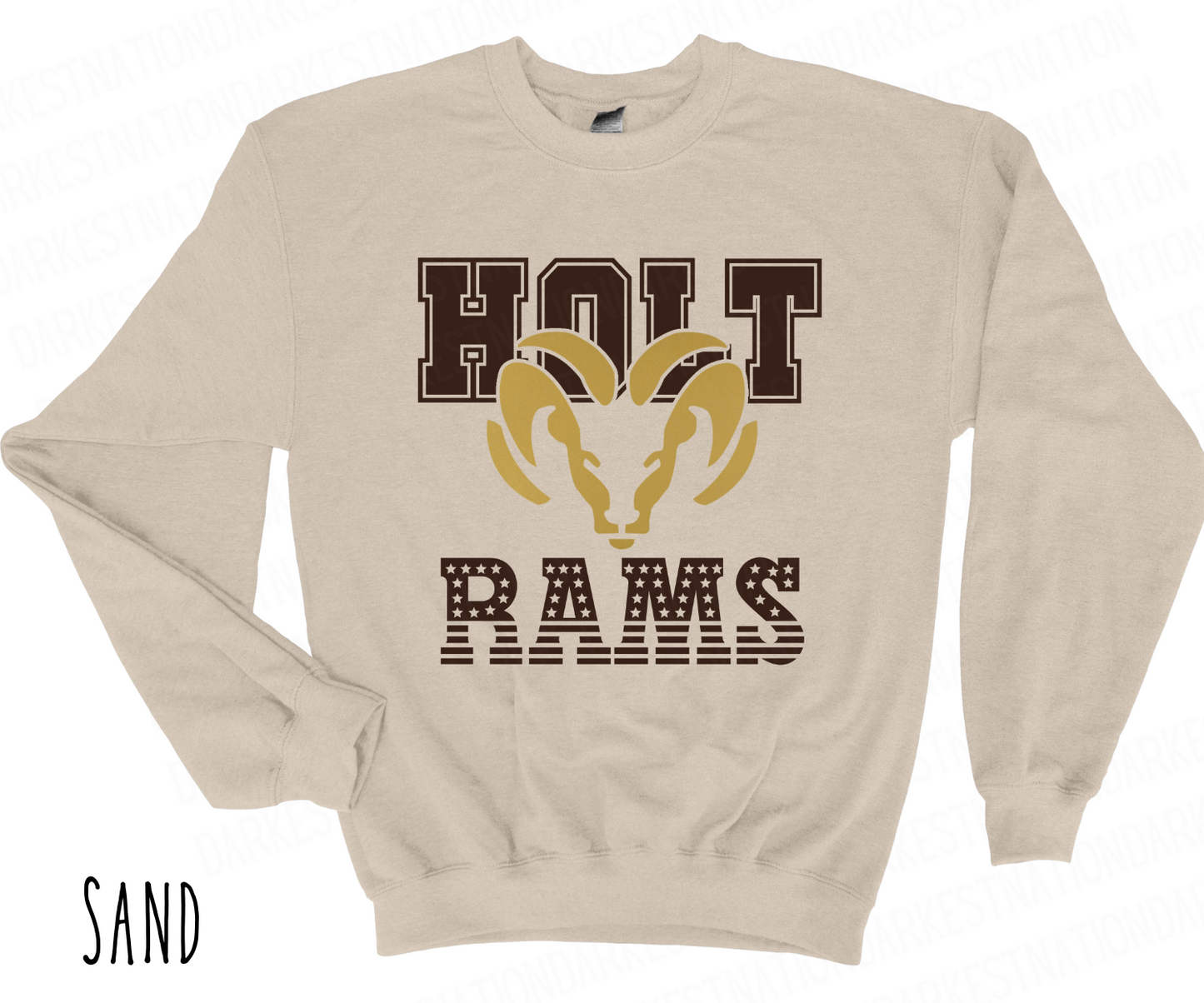 Holt Rams -Adult Crewneck - Style 1