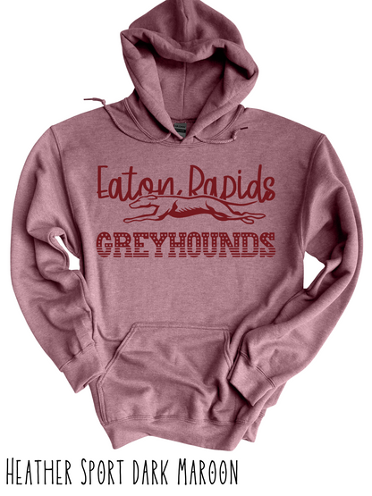 Eaton Rapids Greyhounds -Adult Hoodie - Style 2