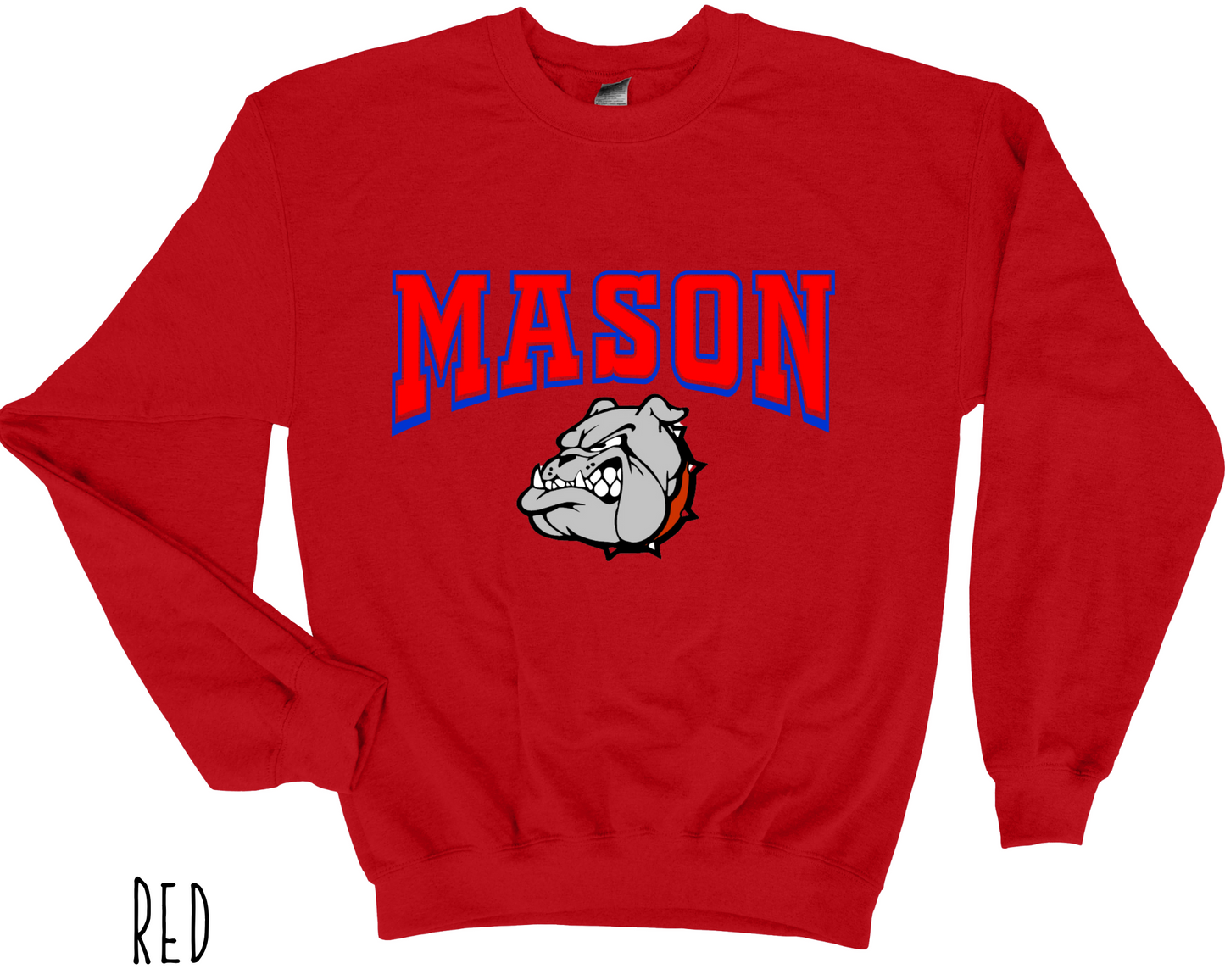 Mason Bulldogs - Adult Crewneck - Style 6