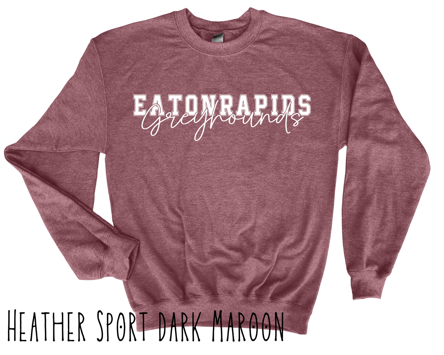 Eaton Rapids Greyhounds -Adult crewneck - Style 3