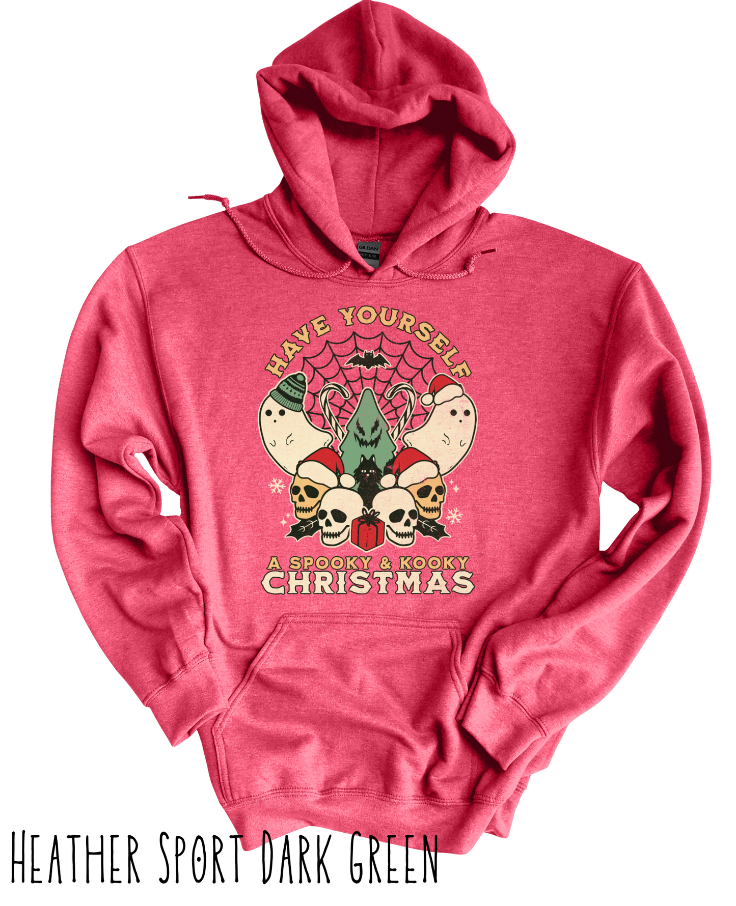 Have yourself a Spooky and Kooky Christmas Adult Hoodie