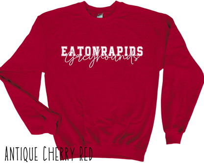 Eaton Rapids Greyhounds -Adult crewneck - Style 3