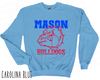 Mason Bulldogs - Adult Crewneck - Style 3