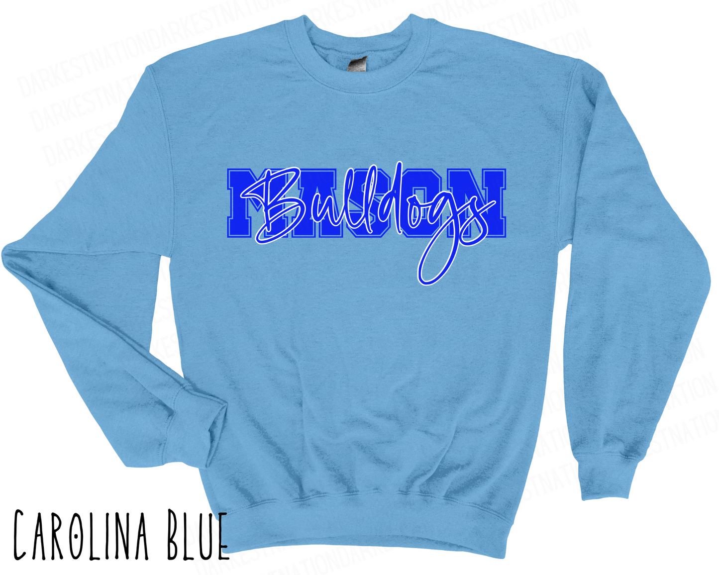 Mason Bulldogs - Adult Crewneck - Style 4