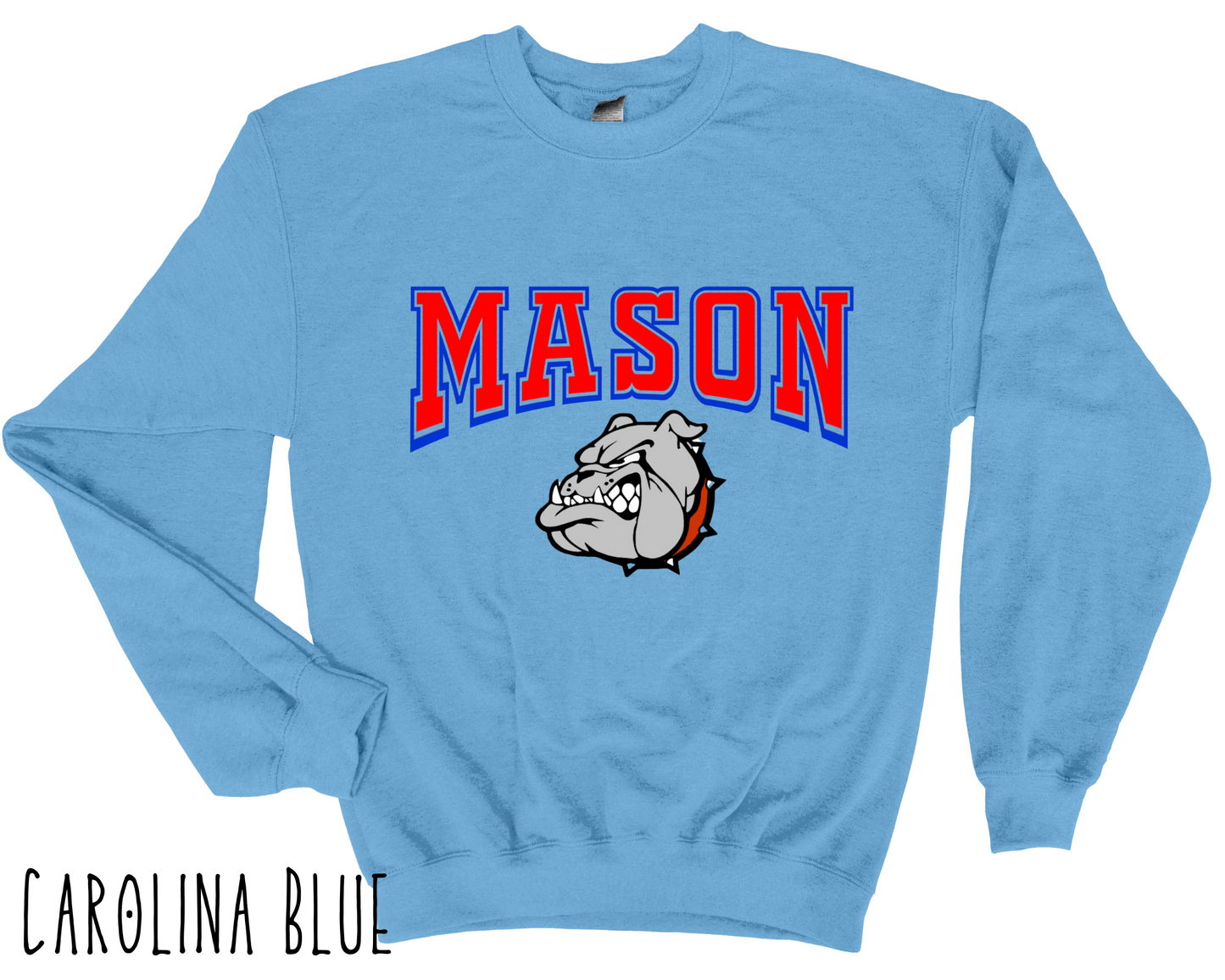 Mason Bulldogs - Adult Crewneck - Style 6