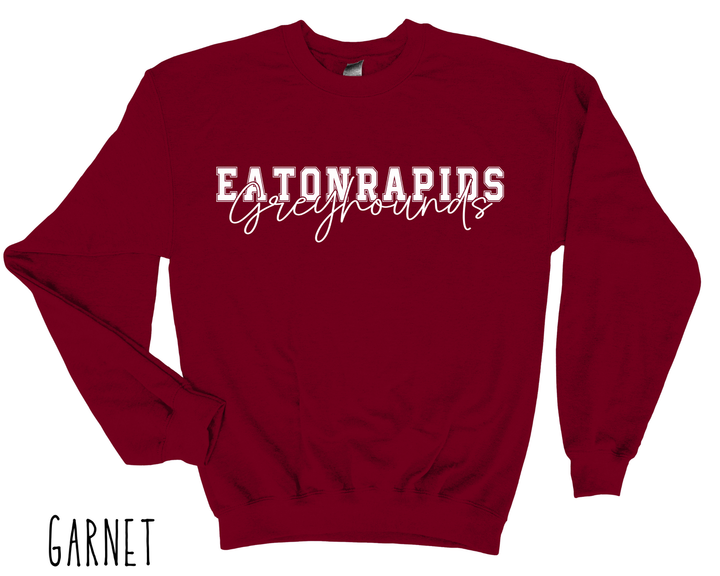 Eaton Rapids Greyhounds -Adult crewneck - Style 3