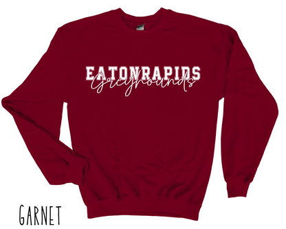 Eaton Rapids Greyhounds -Adult crewneck - Style 3