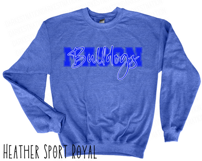 Mason Bulldogs - Adult Crewneck - Style 4