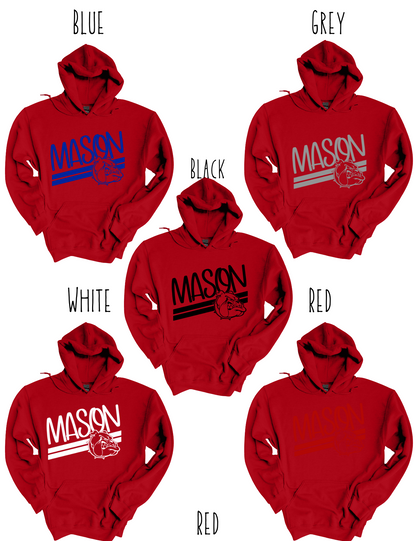 Mason Bulldogs - Adult Hoodie - Style 5